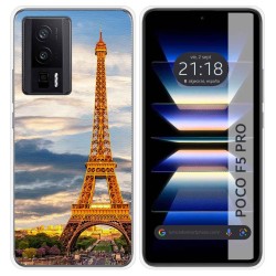 Funda Silicona para Xiaomi POCO F5 Pro 5G diseño Paris Dibujos