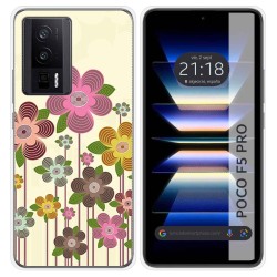Funda Silicona para Xiaomi POCO F5 Pro 5G diseño Primavera En Flor Dibujos