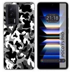 Funda Silicona para Xiaomi POCO F5 Pro 5G diseño Snow Camuflaje Dibujos