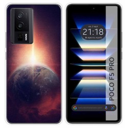Funda Silicona para Xiaomi POCO F5 Pro 5G diseño Tierra Dibujos