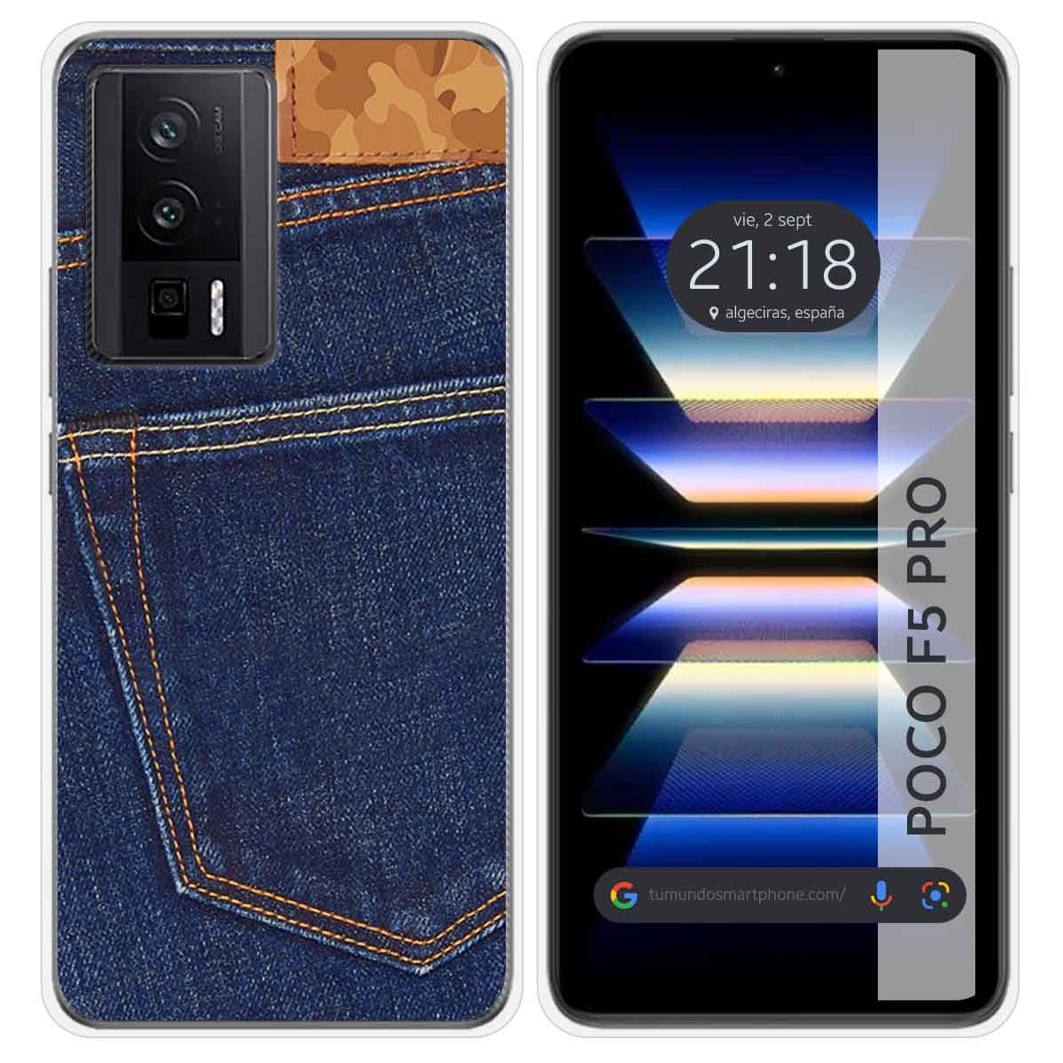 Funda Silicona para Xiaomi POCO F5 Pro 5G diseño Vaquero Dibujos