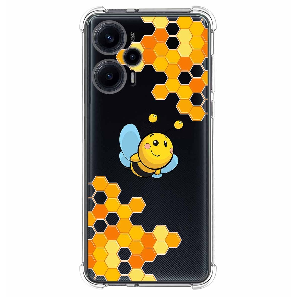 Funda Silicona Antigolpes para Xiaomi POCO F5 5G diseño Abeja Dibujos
