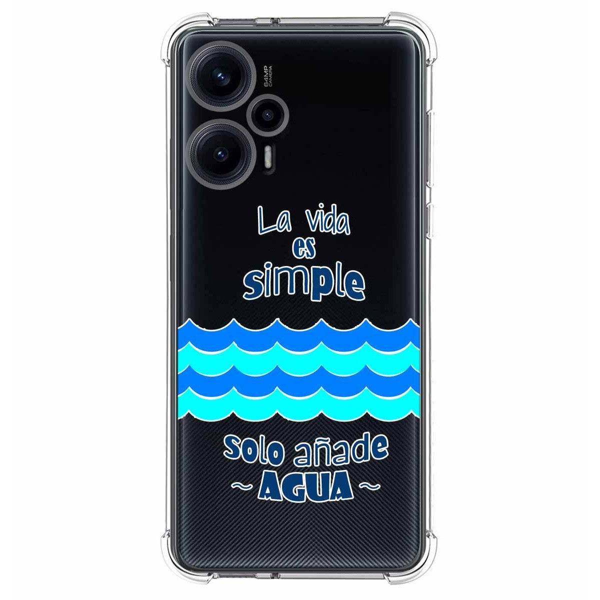 Funda Silicona Antigolpes para Xiaomi POCO F5 5G diseño Agua Dibujos