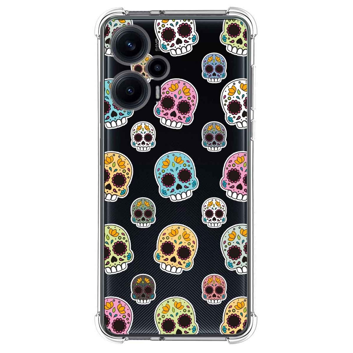 Funda Silicona Antigolpes para Xiaomi POCO F5 5G diseño Catrina Dibujos