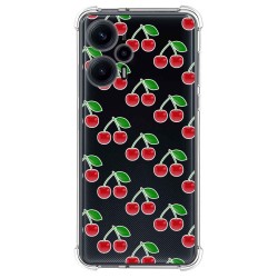 Funda Silicona Antigolpes para Xiaomi POCO F5 5G diseño Cerezas Dibujos