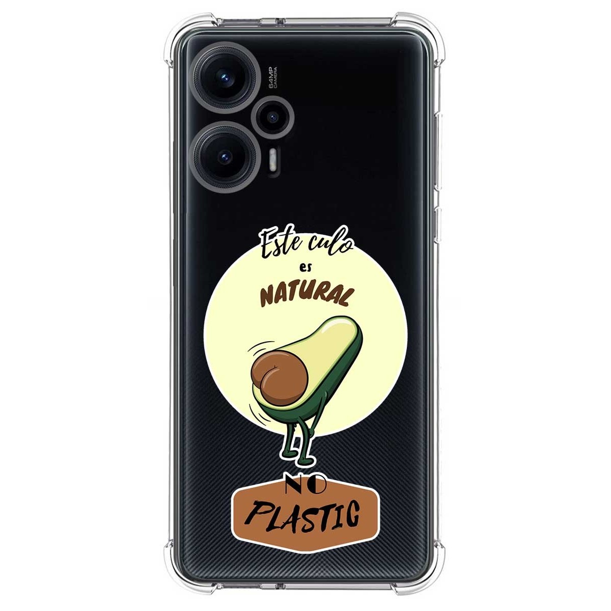 Funda Silicona Antigolpes para Xiaomi POCO F5 5G diseño Culo Natural Dibujos