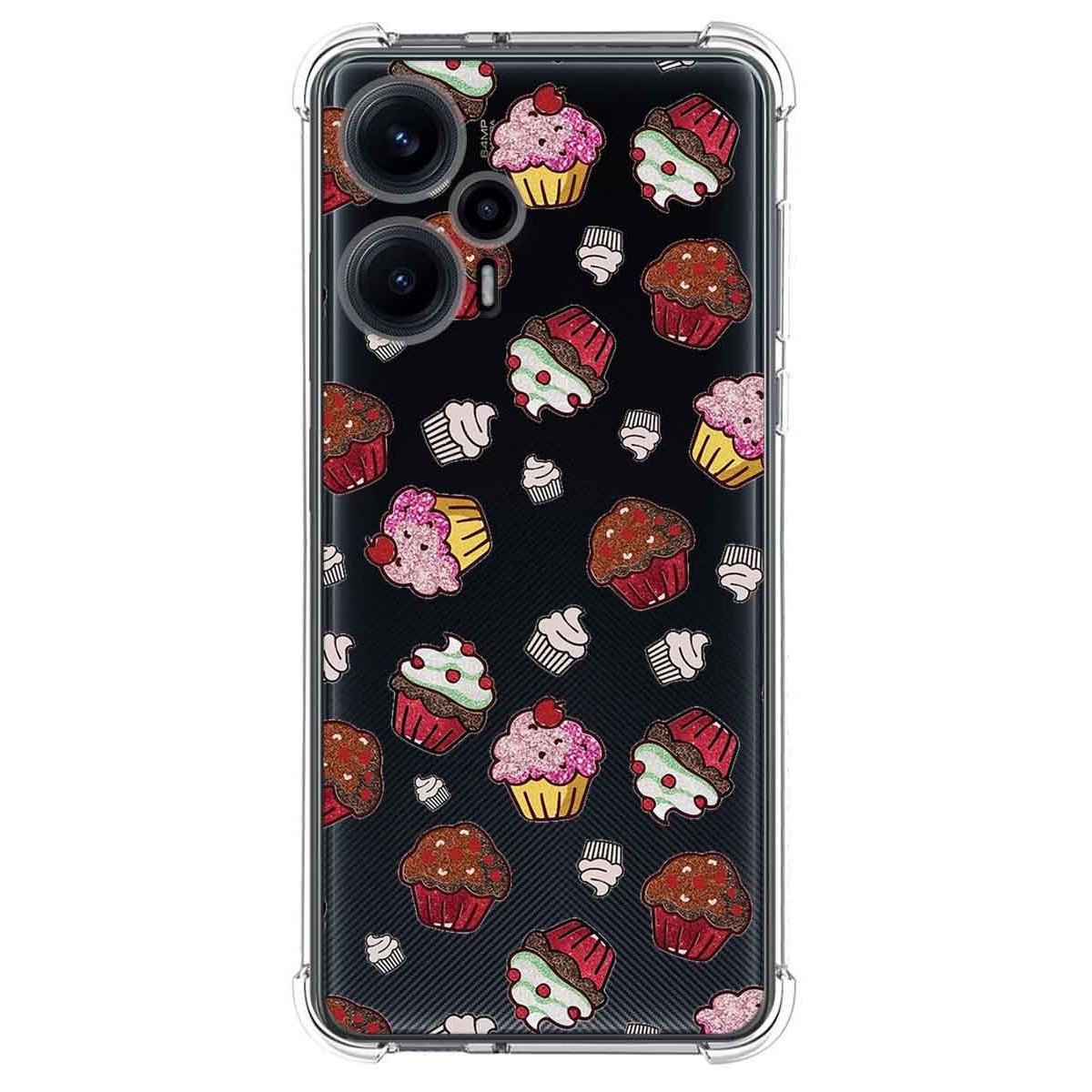 Funda Silicona Antigolpes para Xiaomi POCO F5 5G diseño Muffins Dibujos