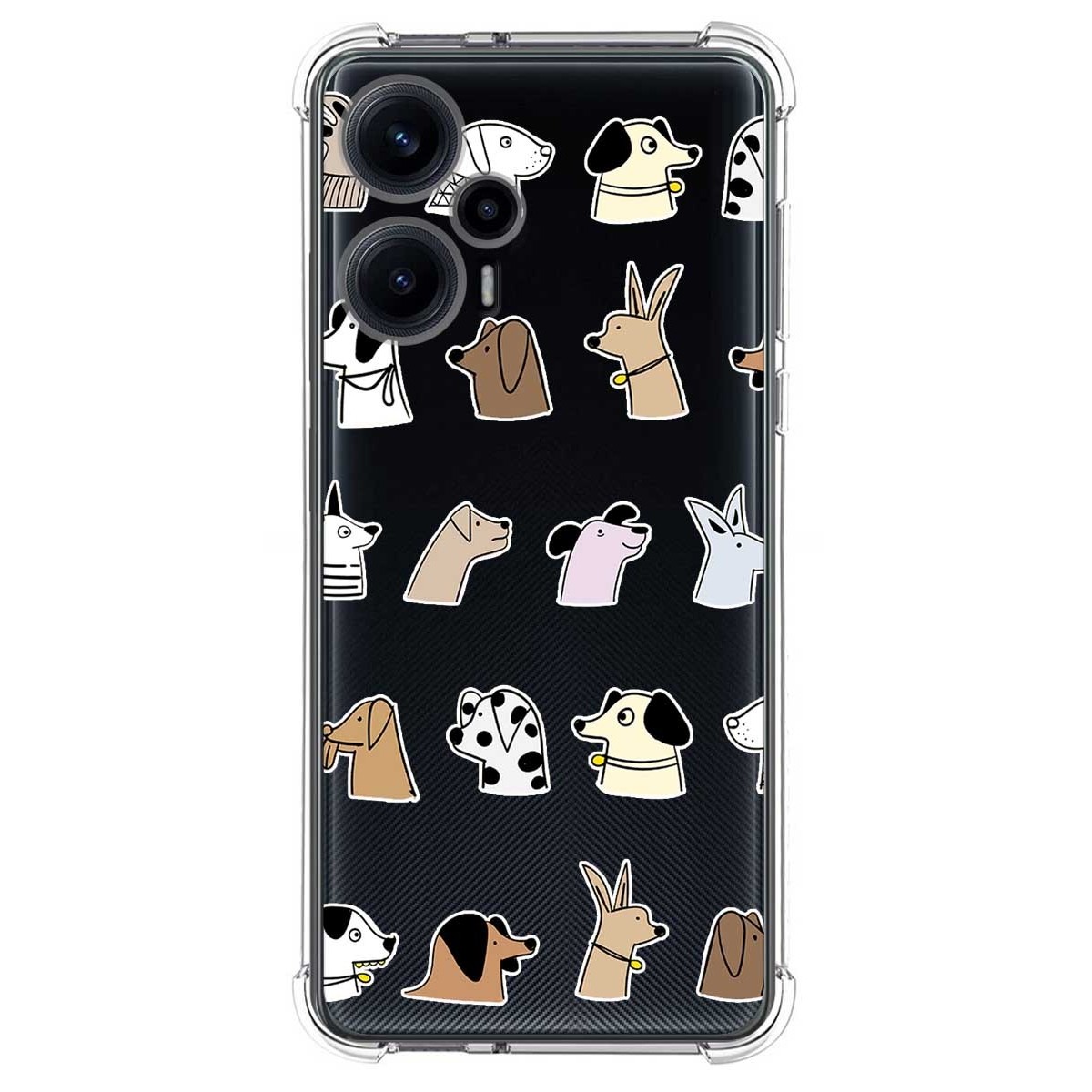 Funda Silicona Antigolpes para Xiaomi POCO F5 5G diseño Perros Dibujos