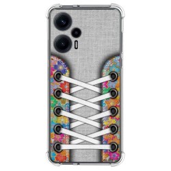 Funda Silicona Antigolpes para Xiaomi POCO F5 5G diseño Zapatillas 04 Dibujos