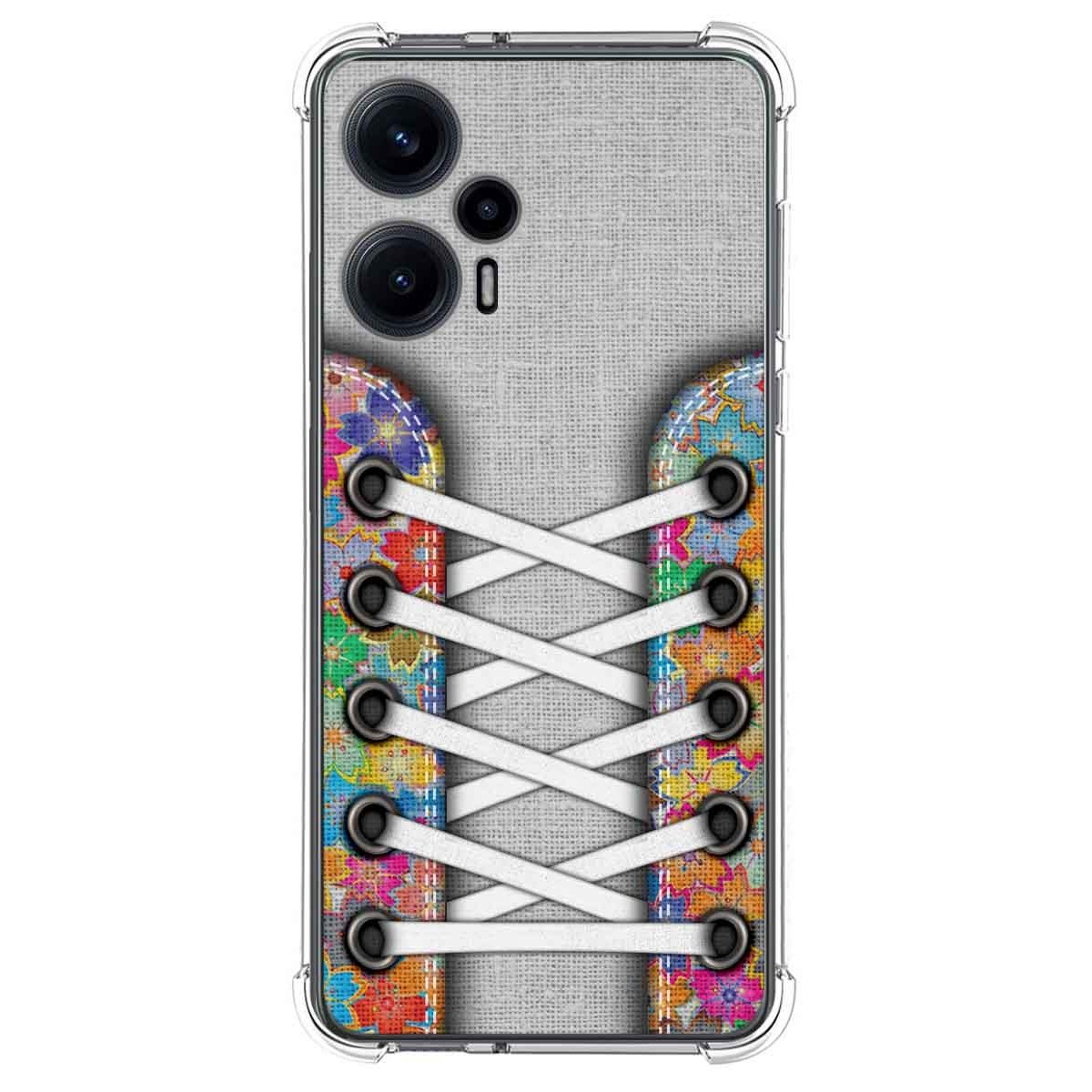 Funda Silicona Antigolpes para Xiaomi POCO F5 5G diseño Zapatillas 04 Dibujos