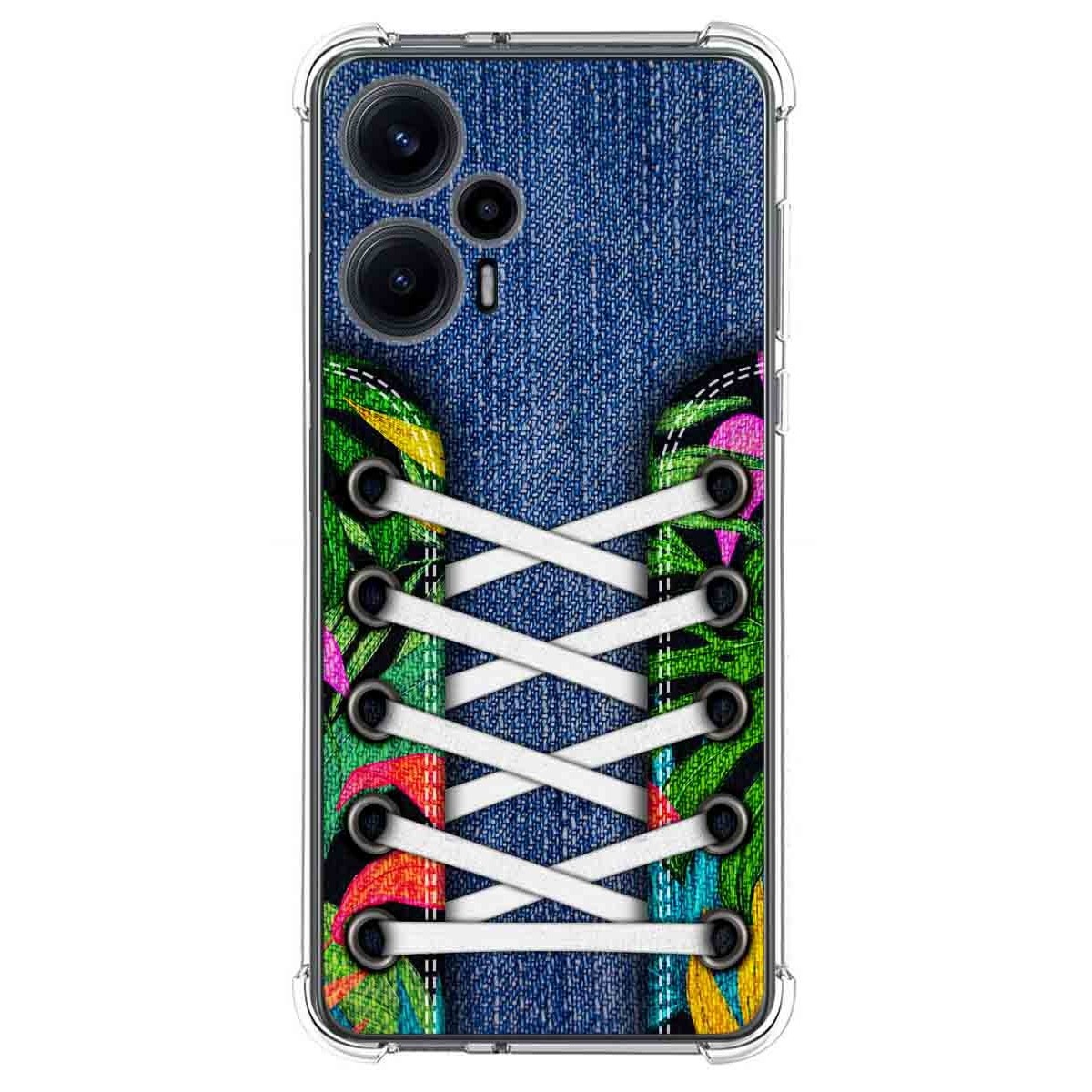 Funda Silicona Antigolpes para Xiaomi POCO F5 5G diseño Zapatillas 13 Dibujos