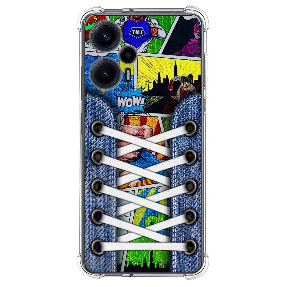 Funda Silicona Antigolpes para Xiaomi POCO F5 5G diseño Zapatillas 14 Dibujos