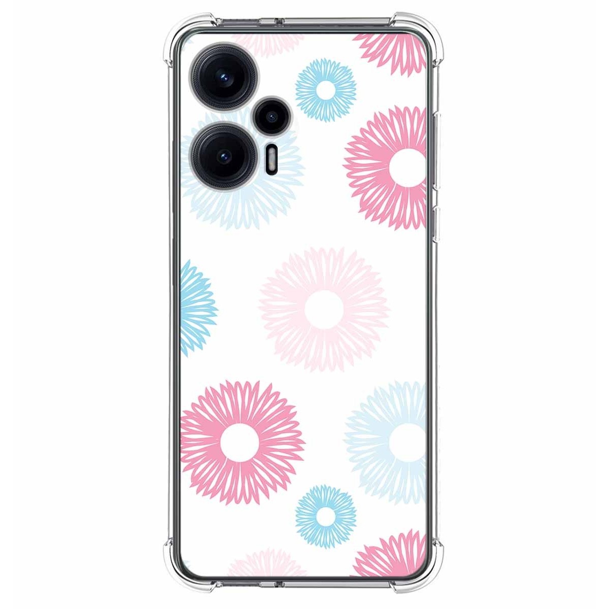 Funda Silicona Antigolpes para Xiaomi POCO F5 5G diseño Flores 06 Dibujos