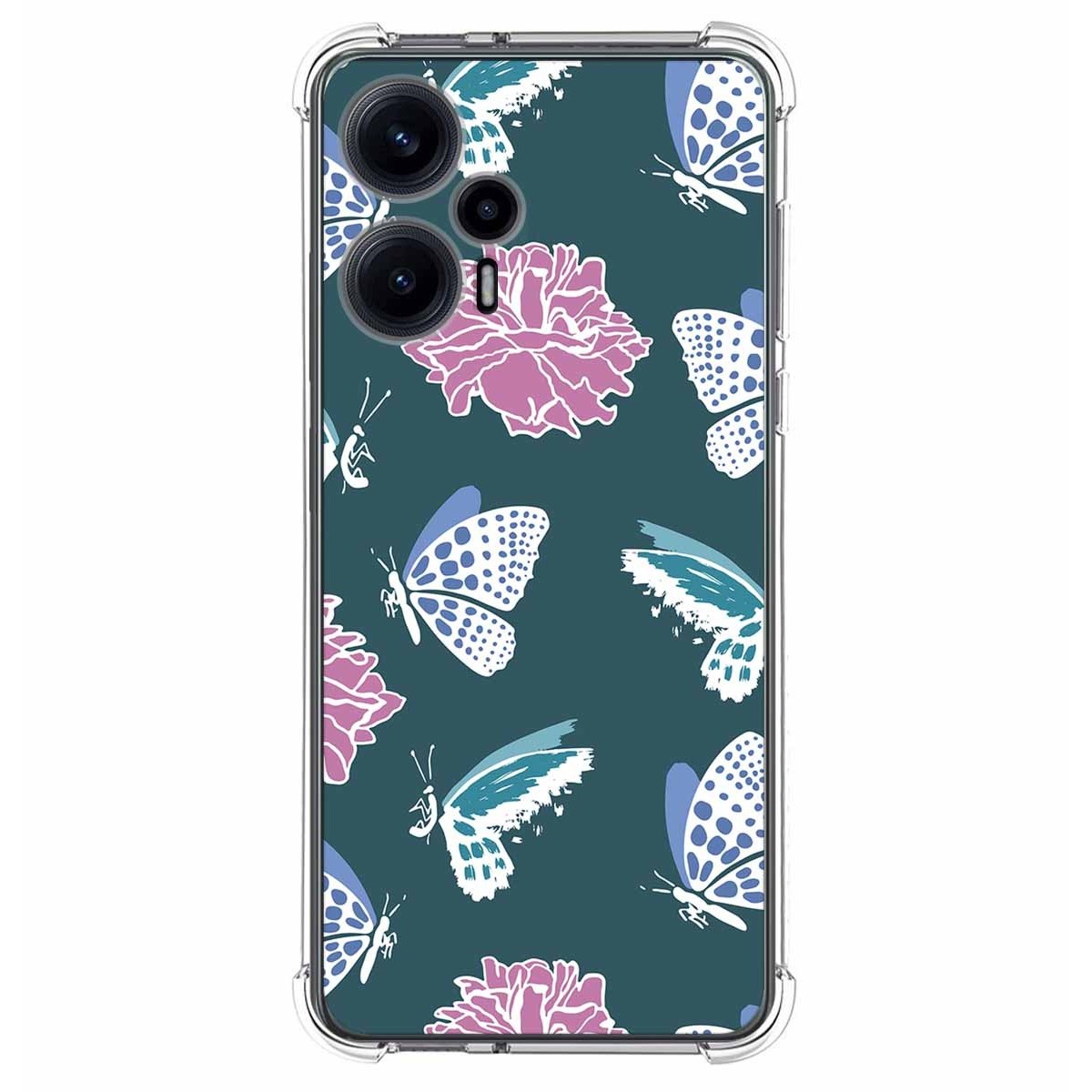 Funda Silicona Antigolpes para Xiaomi POCO F5 5G diseño Flores 10 Dibujos