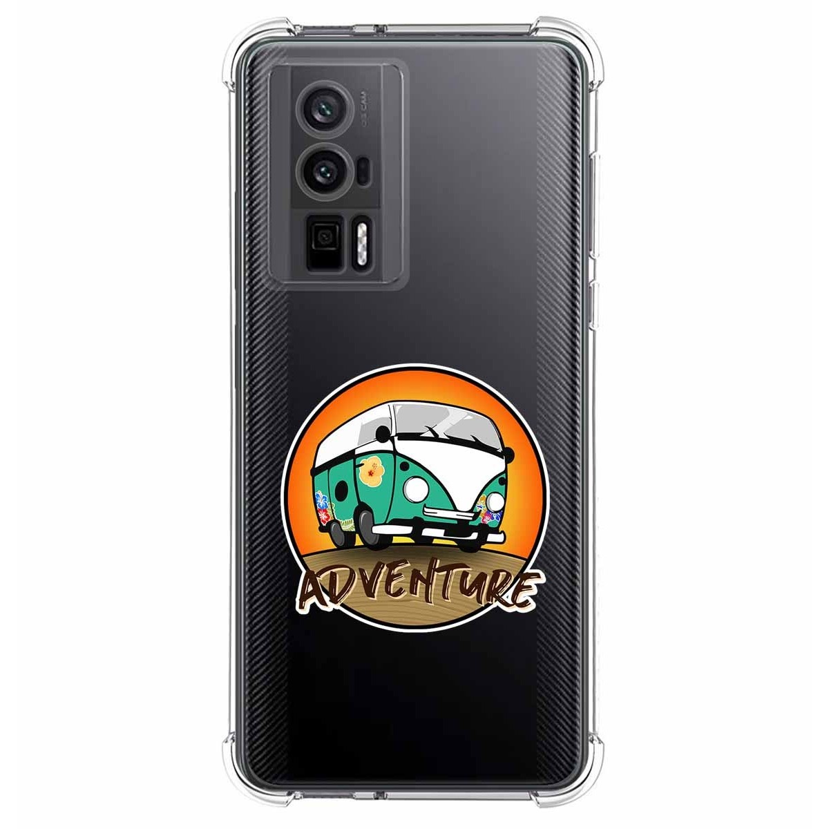 Funda Silicona Antigolpes para Xiaomi POCO F5 Pro 5G diseño Adventure Dibujos