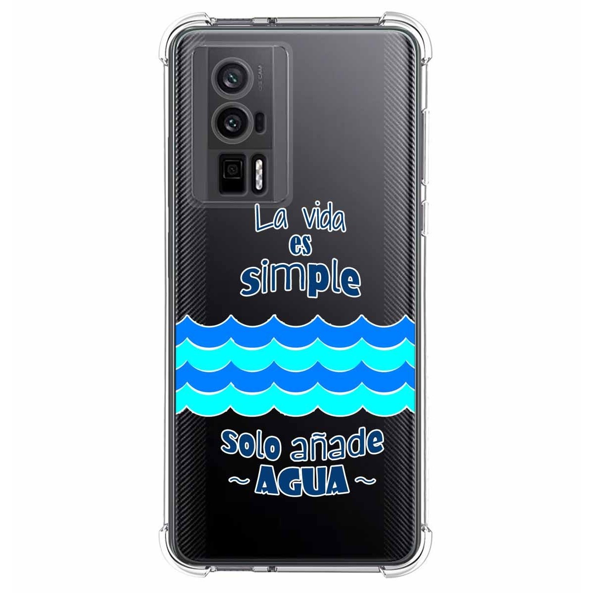 Funda Silicona Antigolpes para Xiaomi POCO F5 Pro 5G diseño Agua Dibujos