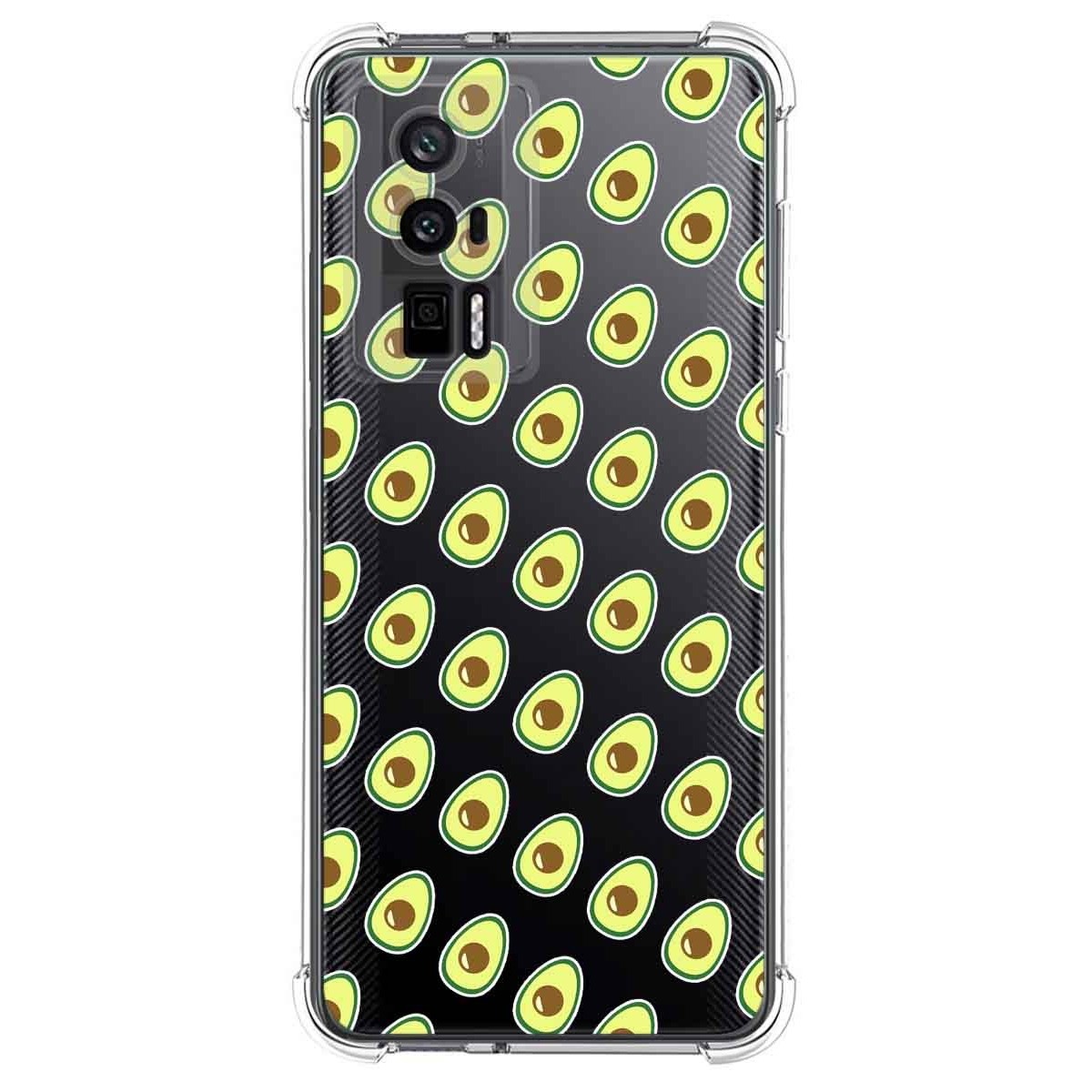 Funda Silicona Antigolpes para Xiaomi POCO F5 Pro 5G diseño Aguacate Dibujos