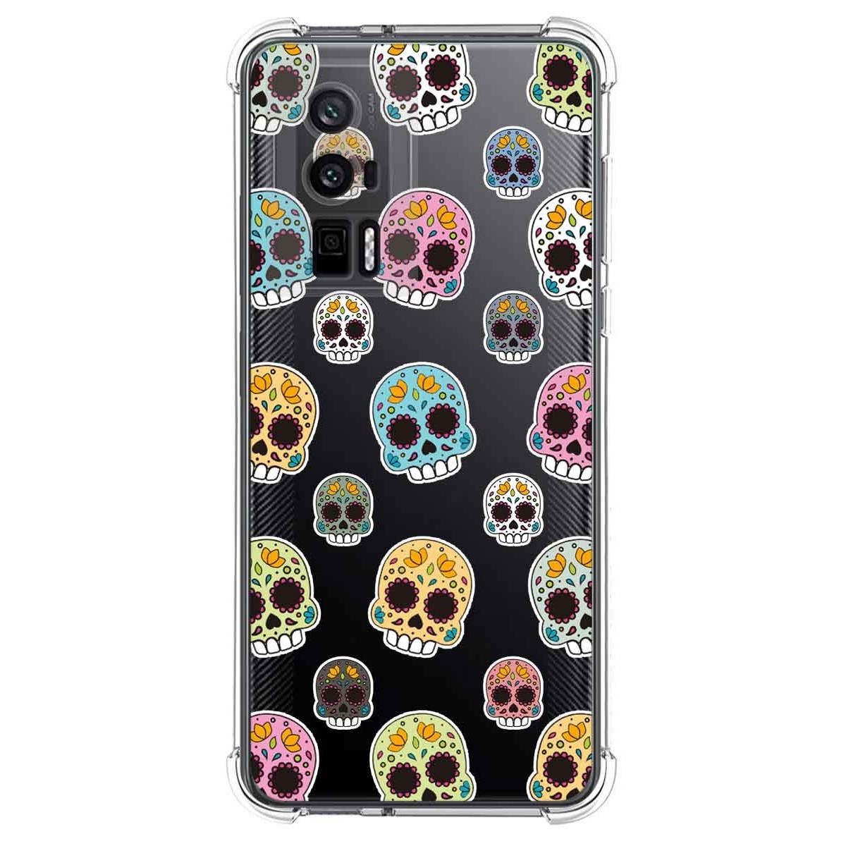 Funda Silicona Antigolpes para Xiaomi POCO F5 Pro 5G diseño Catrina Dibujos