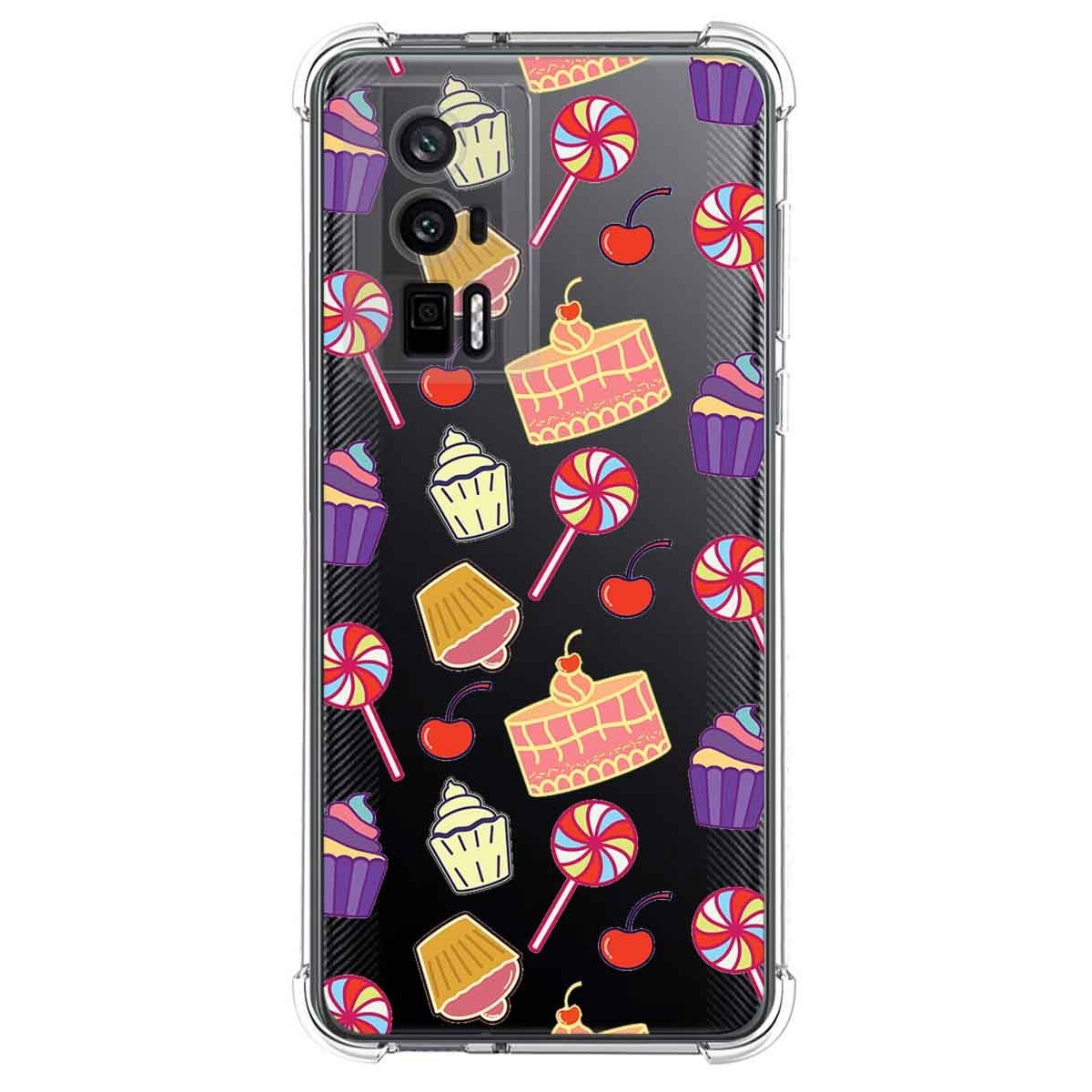 Funda Silicona Antigolpes para Xiaomi POCO F5 Pro 5G diseño Dulces 01 Dibujos