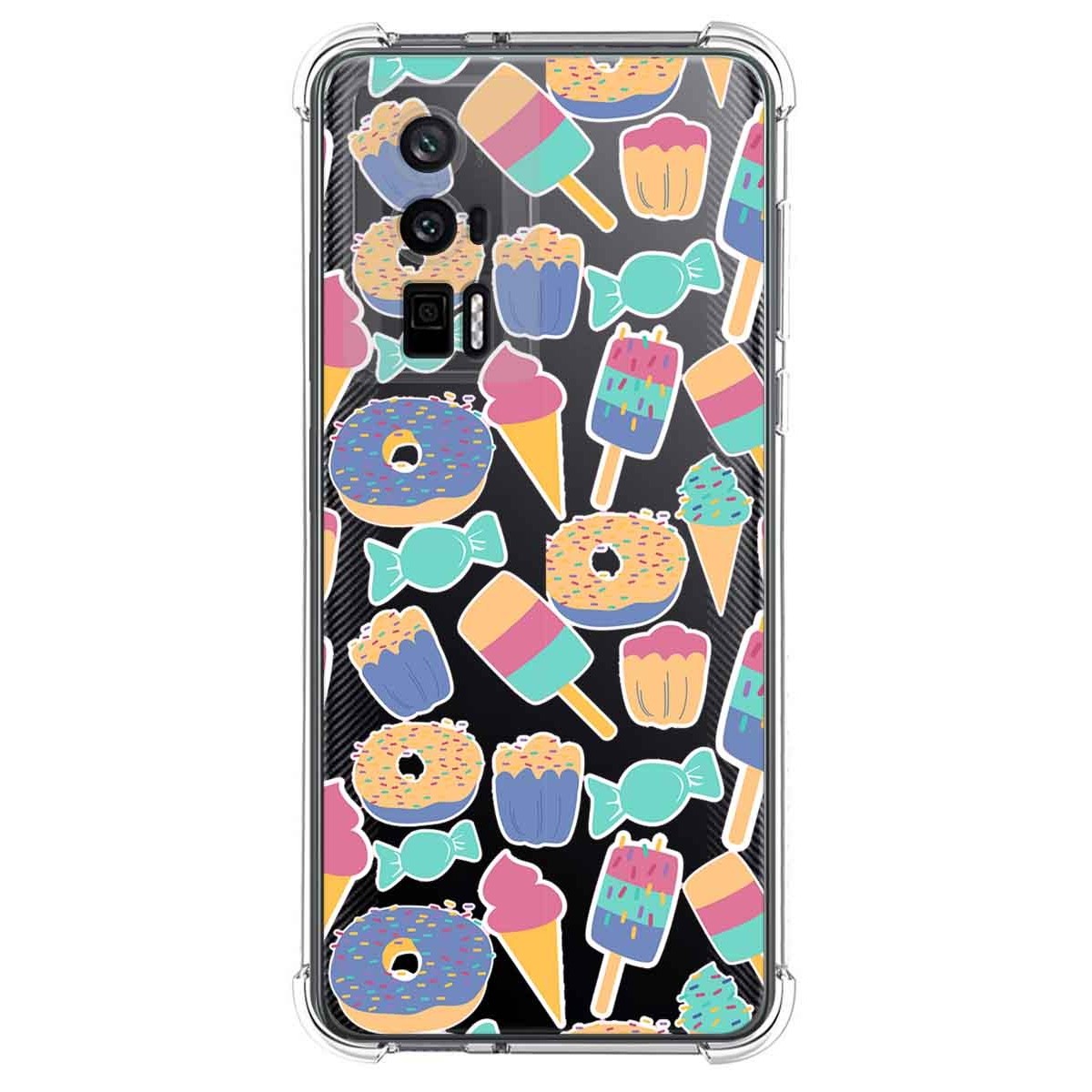 Funda Silicona Antigolpes para Xiaomi POCO F5 Pro 5G diseño Dulces 02 Dibujos