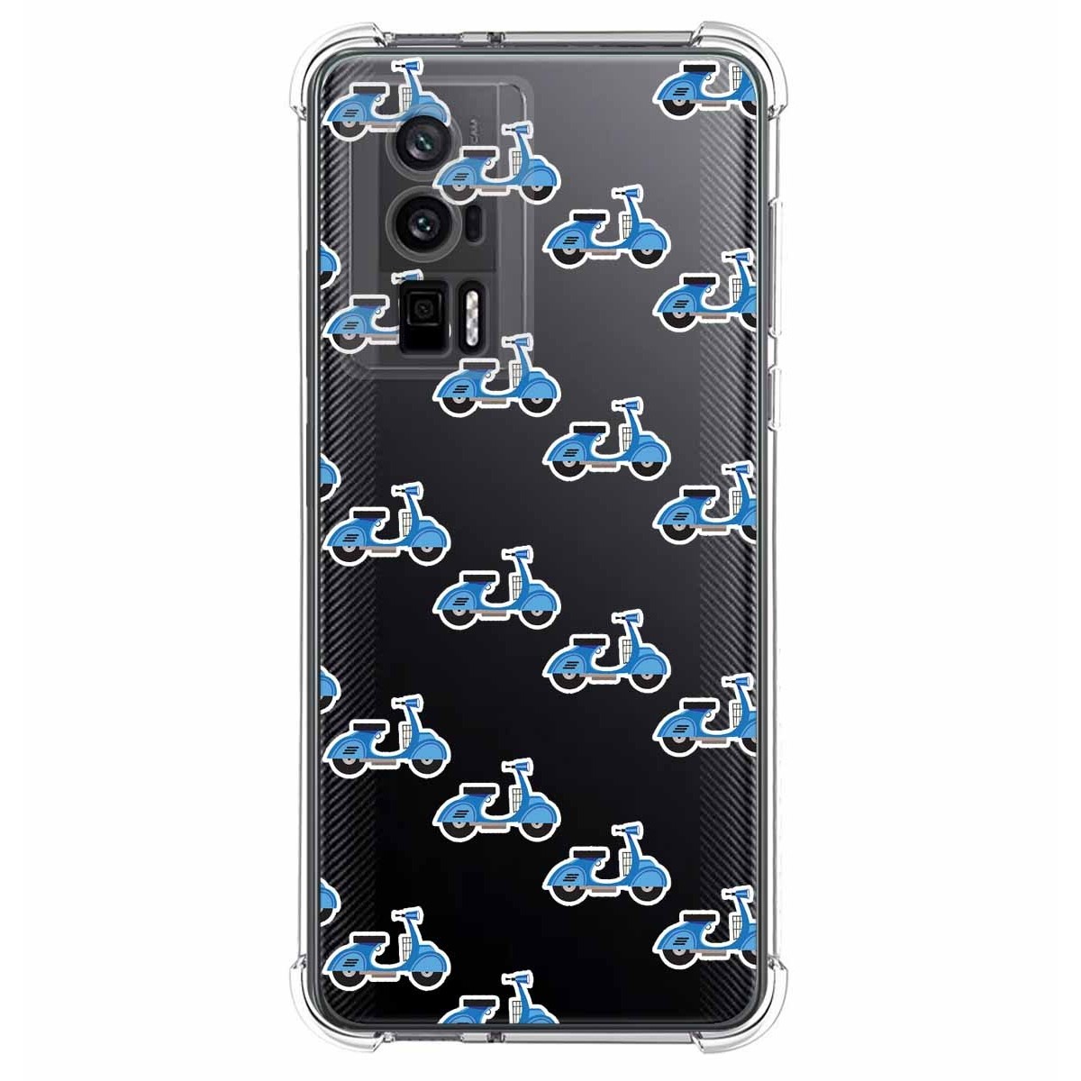 Funda Silicona Antigolpes para Xiaomi POCO F5 Pro 5G diseño Scooter Dibujos