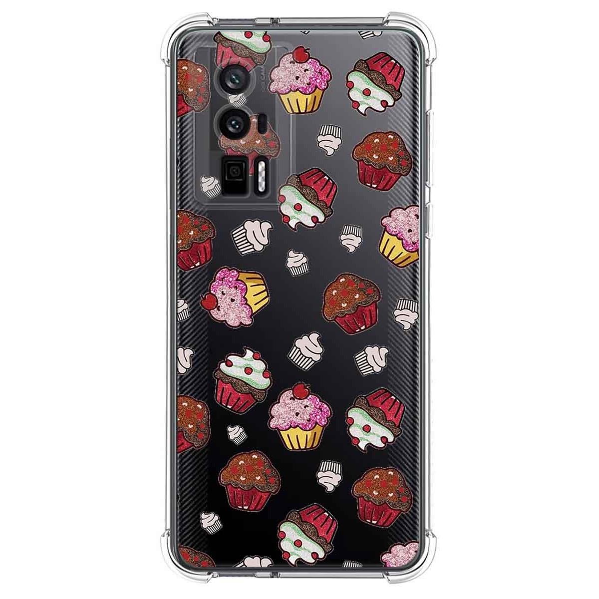 Funda Silicona Antigolpes para Xiaomi POCO F5 Pro 5G diseño Muffins Dibujos