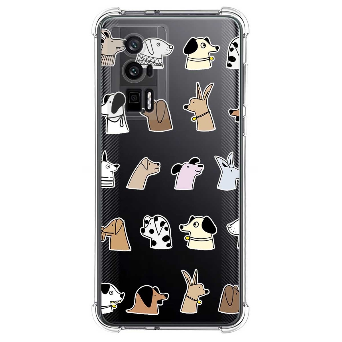Funda Silicona Antigolpes para Xiaomi POCO F5 Pro 5G diseño Perros Dibujos
