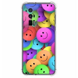 Funda Silicona Antigolpes para Xiaomi POCO F5 Pro 5G diseño Smile Dibujos