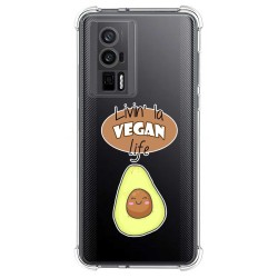 Funda Silicona Antigolpes para Xiaomi POCO F5 Pro 5G diseño Vegan Life Dibujos