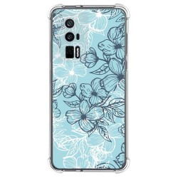 Funda Silicona Antigolpes para Xiaomi POCO F5 Pro 5G diseño Flores 03 Dibujos