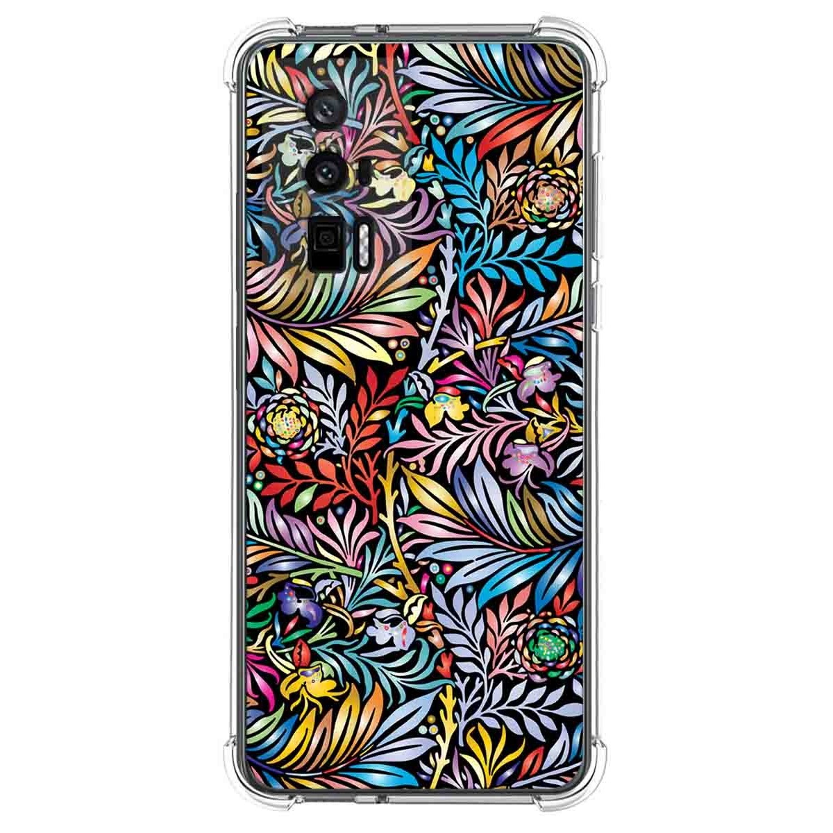 Funda Silicona Antigolpes para Xiaomi POCO F5 Pro 5G diseño Flores 04 Dibujos