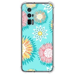 Funda Silicona Antigolpes para Xiaomi POCO F5 Pro 5G diseño Flores 05 Dibujos