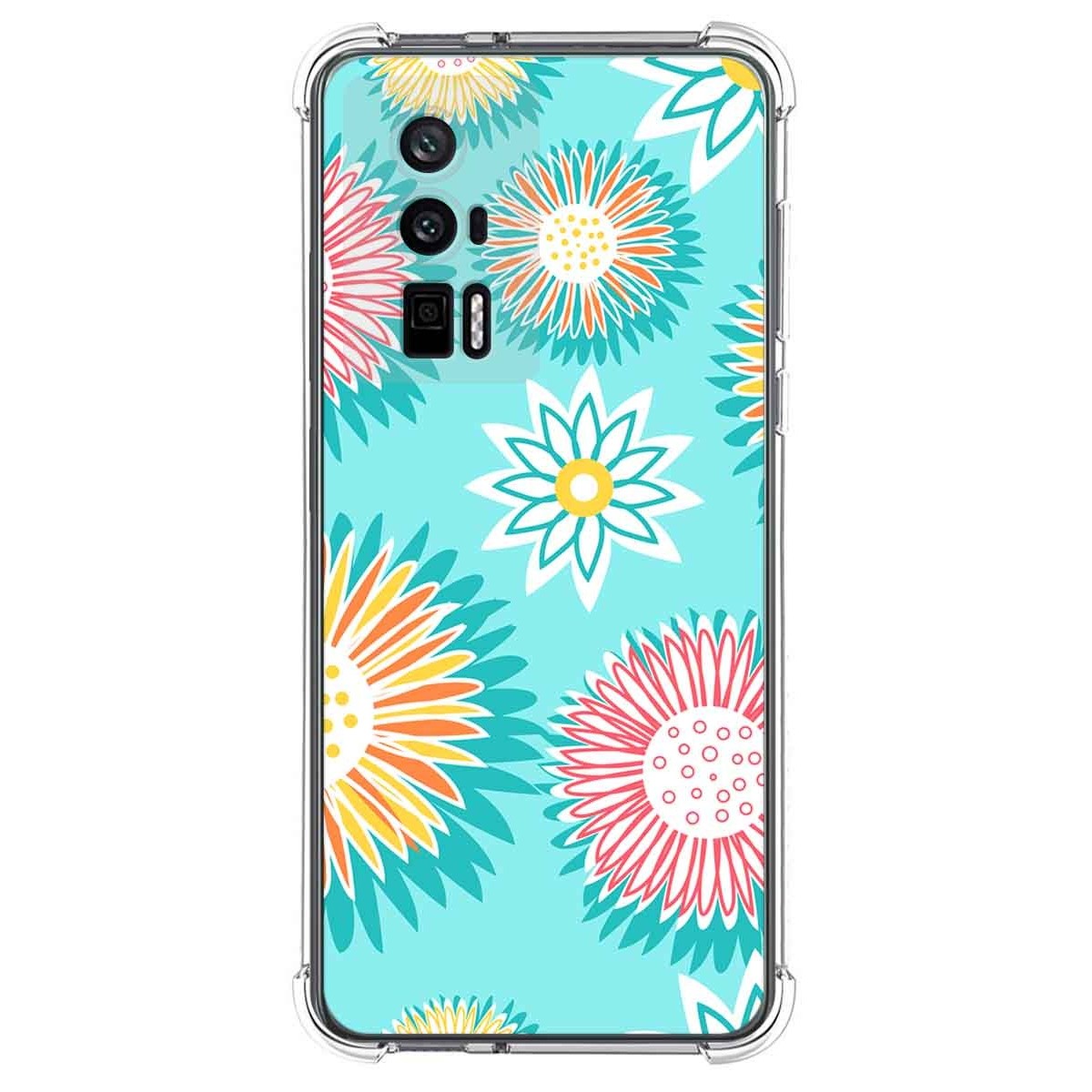 Funda Silicona Antigolpes para Xiaomi POCO F5 Pro 5G diseño Flores 05 Dibujos
