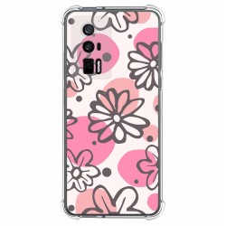 Funda Silicona Antigolpes para Xiaomi POCO F5 Pro 5G diseño Flores 09 Dibujos