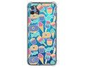 Funda Silicona Antigolpes para Oppo A16K diseño Dulces 02 Dibujos