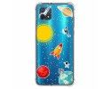Funda Silicona Antigolpes para Oppo A16K diseño Espacio Dibujos