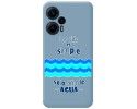 Funda Silicona Líquida Azul para Xiaomi POCO F5 5G diseño Agua Dibujos