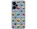 Funda Silicona Líquida Azul para Xiaomi POCO F5 5G diseño Catrina Dibujos