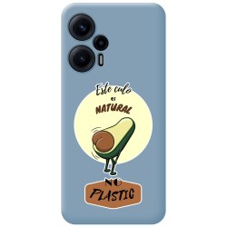 Funda Silicona Líquida Azul para Xiaomi POCO F5 5G diseño Culo Natural Dibujos