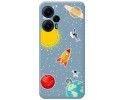 Funda Silicona Líquida Azul para Xiaomi POCO F5 5G diseño Espacio Dibujos