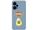 Funda Silicona Líquida Azul para Xiaomi POCO F5 5G diseño Vegan Life Dibujos