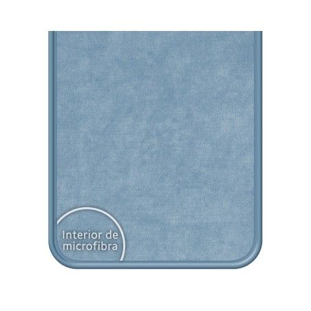 Funda Silicona Líquida Azul para Xiaomi POCO F5 5G diseño Vegan Life Dibujos