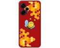 Funda Silicona Líquida Roja para Xiaomi POCO F5 5G diseño Abeja Dibujos