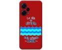 Funda Silicona Líquida Roja para Xiaomi POCO F5 5G diseño Agua Dibujos