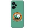 Funda Silicona Líquida Verde para Xiaomi POCO F5 5G diseño Adventure Dibujos