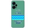 Funda Silicona Líquida Verde para Xiaomi POCO F5 5G diseño Agua Dibujos