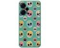 Funda Silicona Líquida Verde para Xiaomi POCO F5 5G diseño Catrina Dibujos