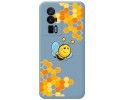 Funda Silicona Líquida Azul para Xiaomi POCO F5 Pro 5G diseño Abeja Dibujos