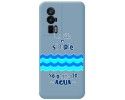 Funda Silicona Líquida Azul para Xiaomi POCO F5 Pro 5G diseño Agua Dibujos