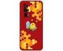 Funda Silicona Líquida Roja para Xiaomi POCO F5 Pro 5G diseño Abeja Dibujos